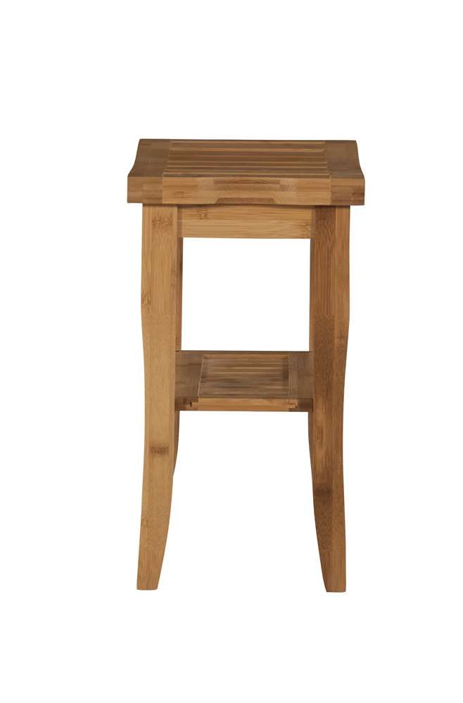 Linon Home Decor - Bracken Bamboo Stool  - 980207NAT01U veiw 3