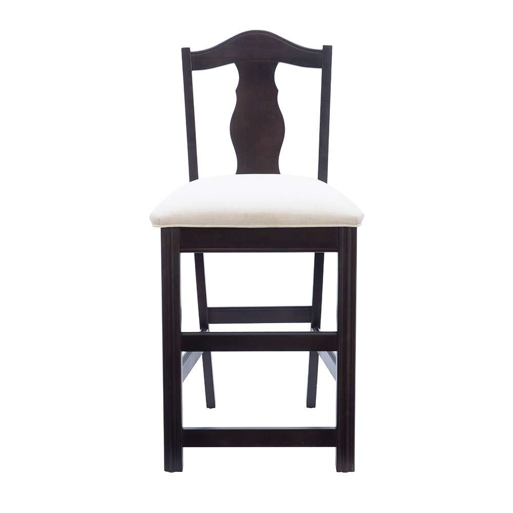 Linon Home Decor - Breland Counter Stool Dark Brown/Grey (Set of 2) - CS318BRN02ASU veiw 2