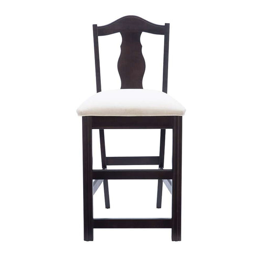 Linon Home Decor - Breland Counter Stool Dark Brown/Grey (Set of 2) - CS318BRN02ASU veiw 2