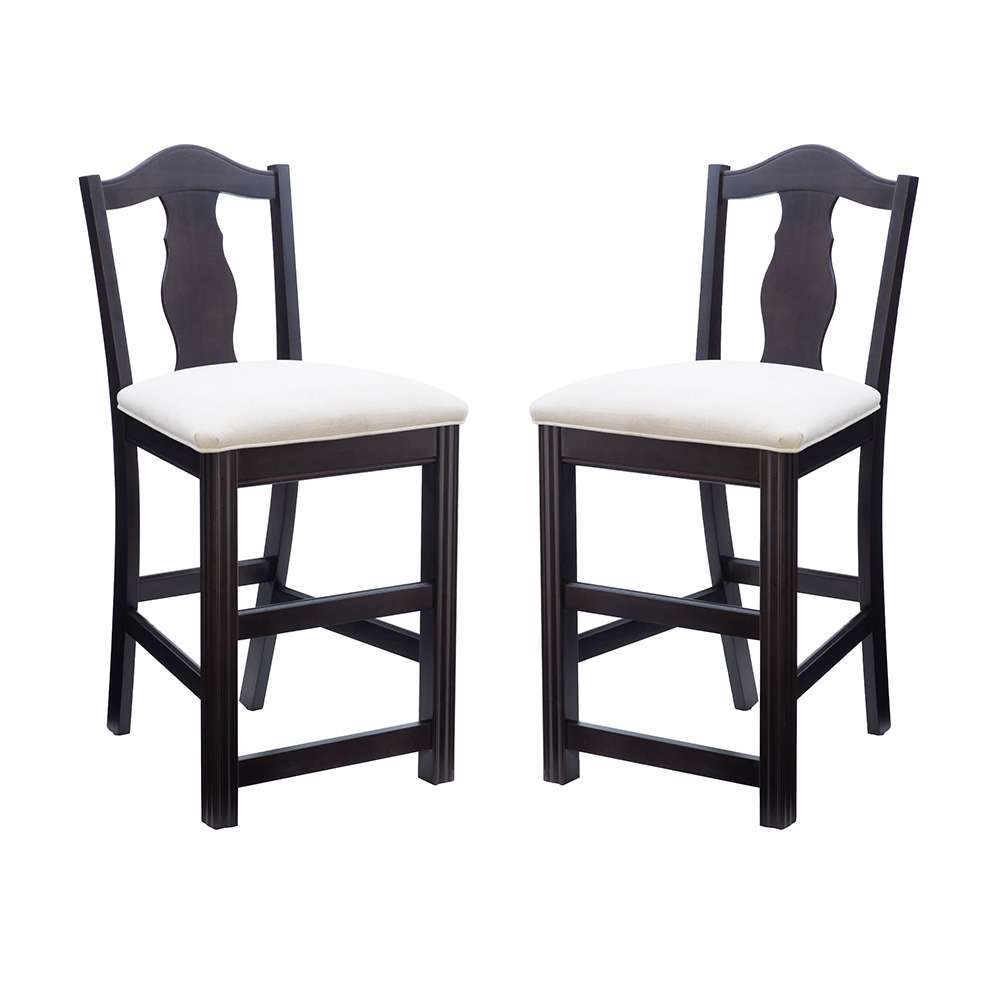 Linon Home Decor - Breland Counter Stool Dark Brown/Grey (Set of 2) - CS318BRN02ASU veiw 9