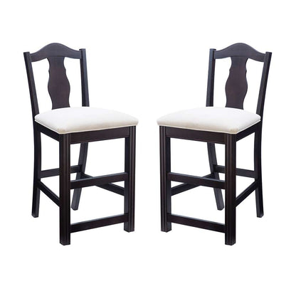 Linon Home Decor - Breland Counter Stool Dark Brown/Grey (Set of 2) - CS318BRN02ASU veiw 9