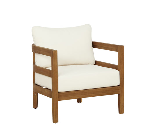 Linon Home Decor - Breton Outdoor Brown Club Chair - ODNH13BRN01U view 1
