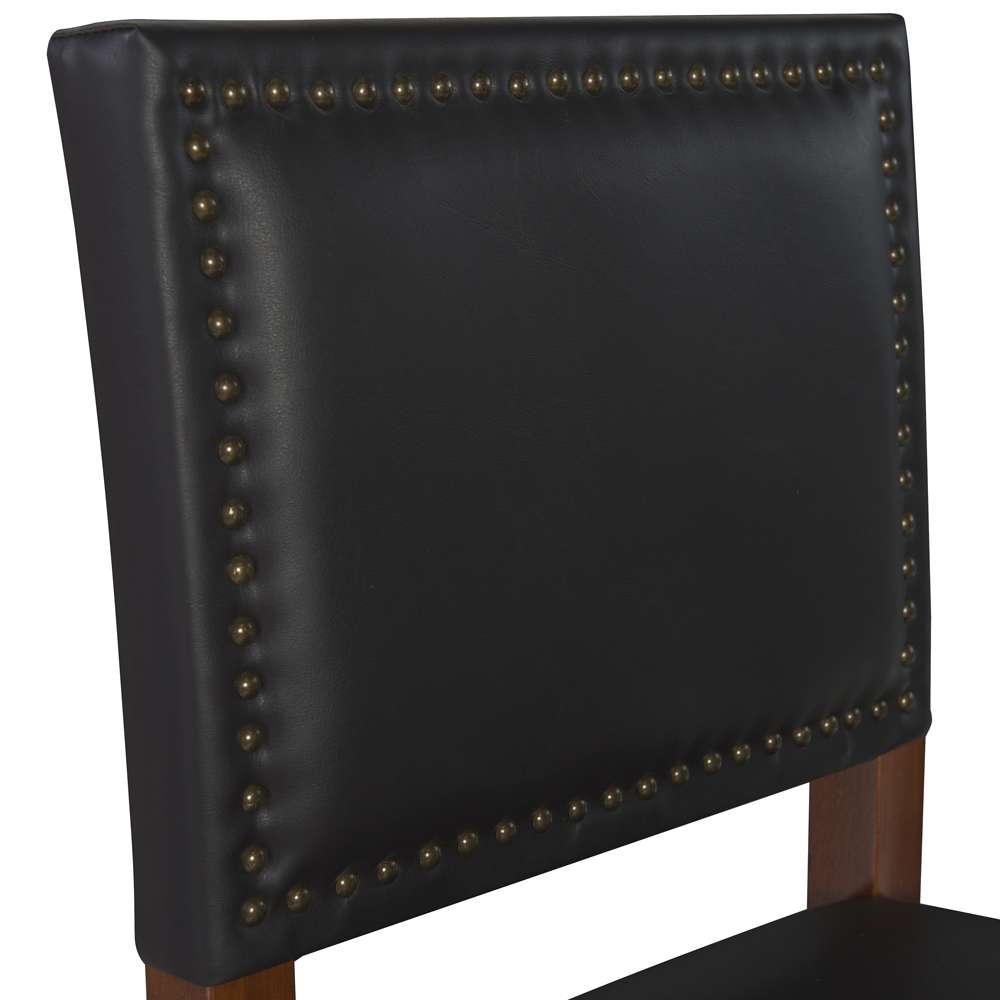 Linon Home Decor - Brook Bar Stool Black - 0233BLK01U veiw 2