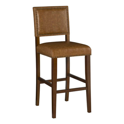 Linon Home Decor - Brook Bar Stool30 Caramel - 0233CARM-01-KD-U veiw 1