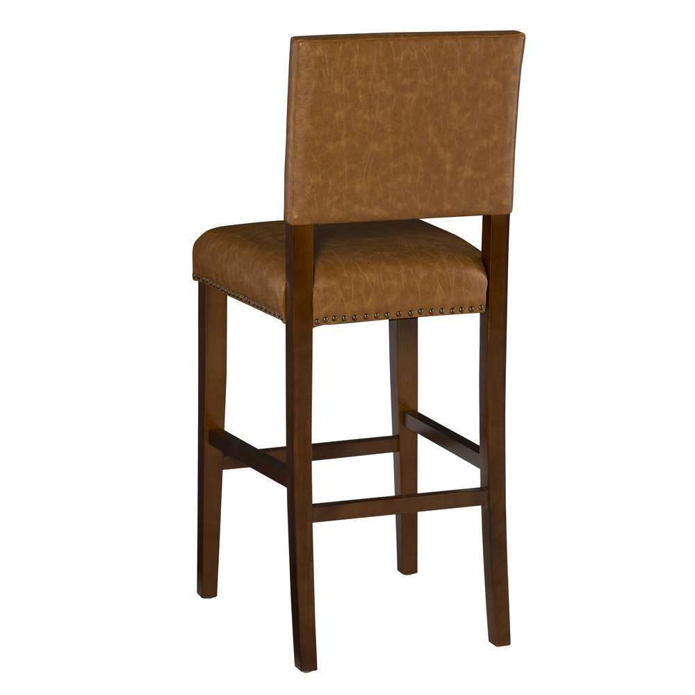 Linon Home Decor - Brook Bar Stool30 Caramel - 0233CARM-01-KD-U veiw 2