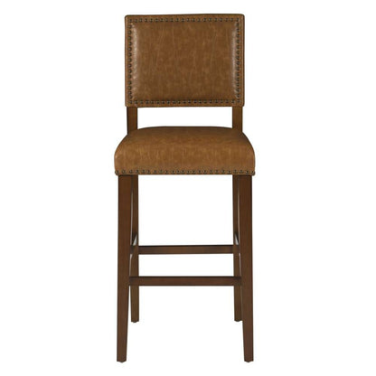 Linon Home Decor - Brook Bar Stool30 Caramel - 0233CARM-01-KD-U veiw 4