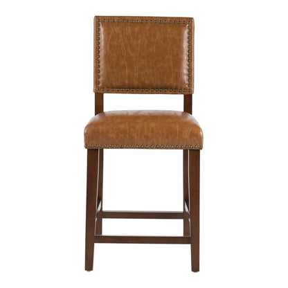 Linon Home Decor - Brook Counter Stool 24 Caramel - 0232CARM-01-KD-U veiw 1