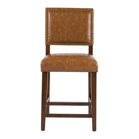 Linon Home Decor - Brook Counter Stool 24 Caramel - 0232CARM-01-KD-U veiw 1