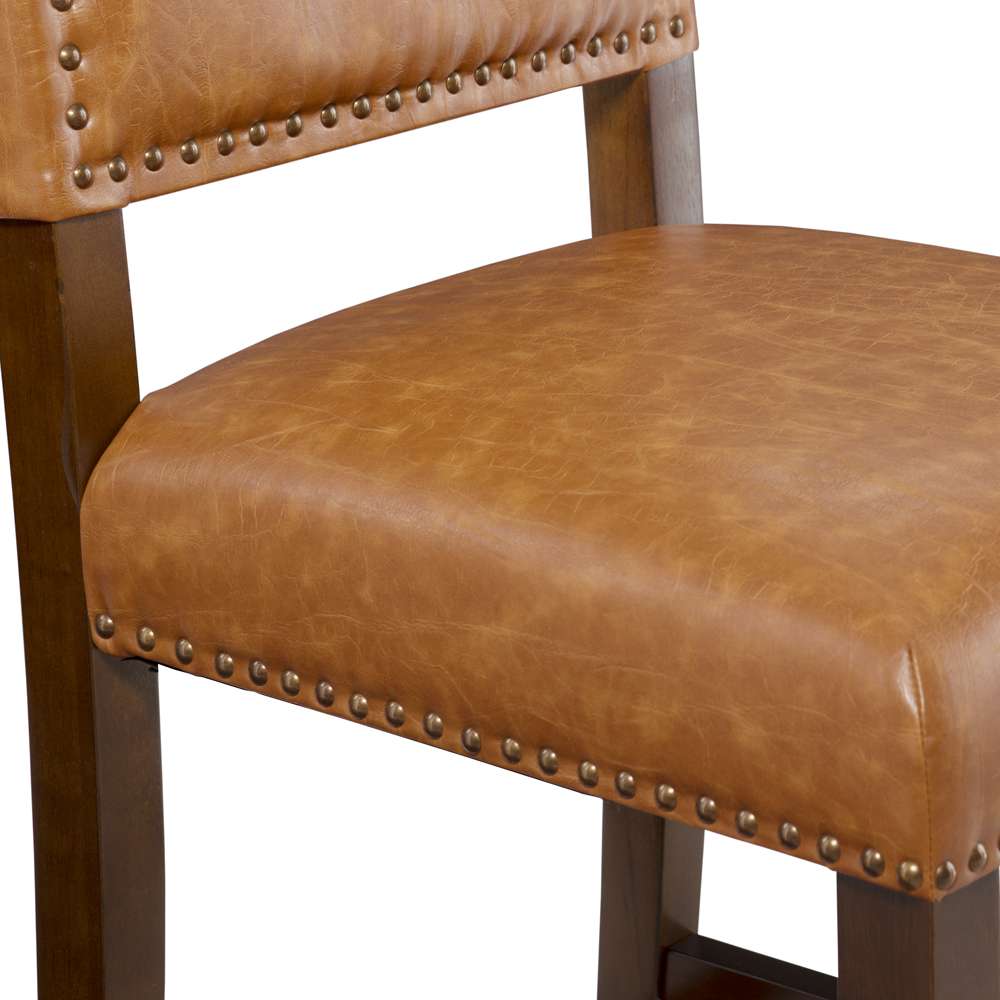 Linon Home Decor - Brook Counter Stool 24 Caramel - 0232CARM-01-KD-U veiw 2