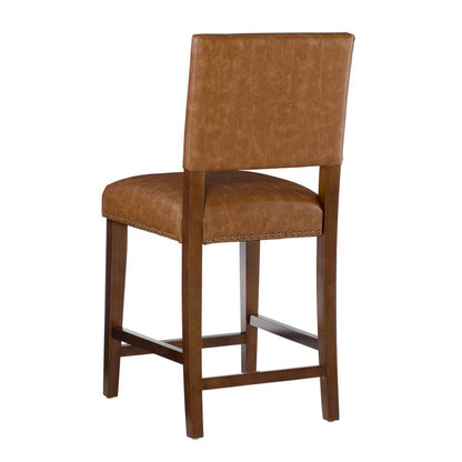 Linon Home Decor - Brook Counter Stool 24 Caramel - 0232CARM-01-KD-U veiw 3