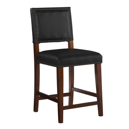 Linon Home Decor - Brook Counter Stool Black - 0232BLK01U veiw 1