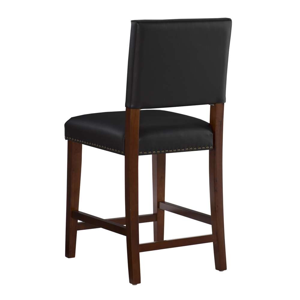Linon Home Decor - Brook Counter Stool Black - 0232BLK01U veiw 2