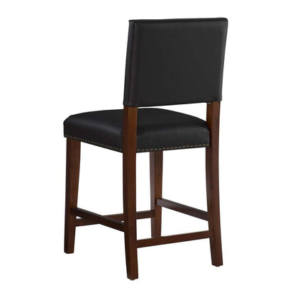 Linon Home Decor - Brook Counter Stool Black - 0232BLK01U veiw 2