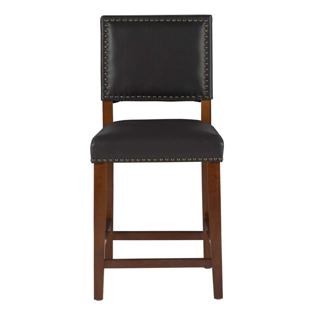 Linon Home Decor - Brook Counter Stool Black - 0232BLK01U veiw 4