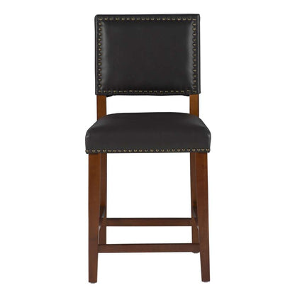 Linon Home Decor - Brook Counter Stool Black - 0232BLK01U veiw 4