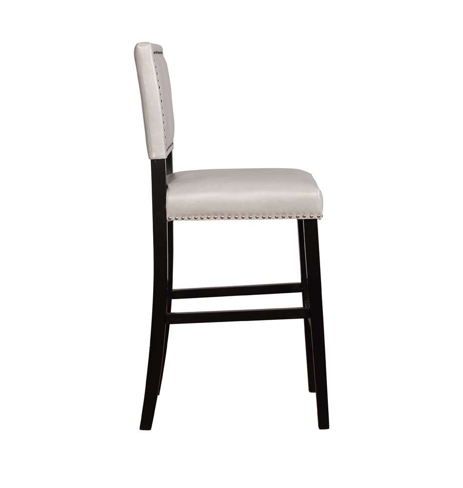 Linon Home Decor - Brook Dove Gray Bar Stool - BS022GRY01U veiw 4