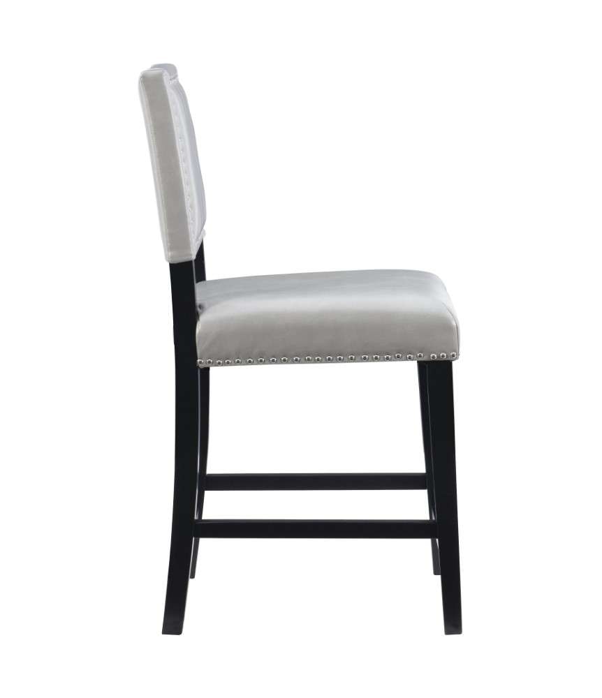 Linon Home Decor - Brook Dove Gray Counter Stool - CS014GRY01U veiw 2
