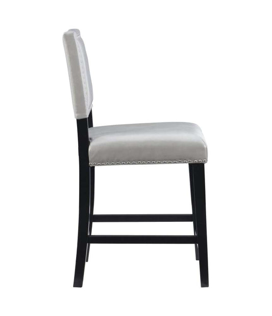 Linon Home Decor - Brook Dove Gray Counter Stool - CS014GRY01U veiw 2