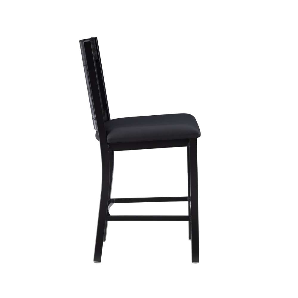 Linon Home Decor - Callia Metal Counter Stool Black - CS303BLK01U veiw 3