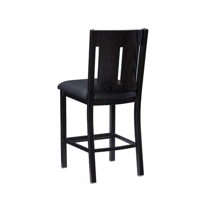 Linon Home Decor - Callia Metal Counter Stool Black - CS303BLK01U veiw 4