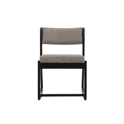 Linon Home Decor - Callum 2 Position Sled Base Chair Black Stone - CH273BLKSTN01ASU veiw 2