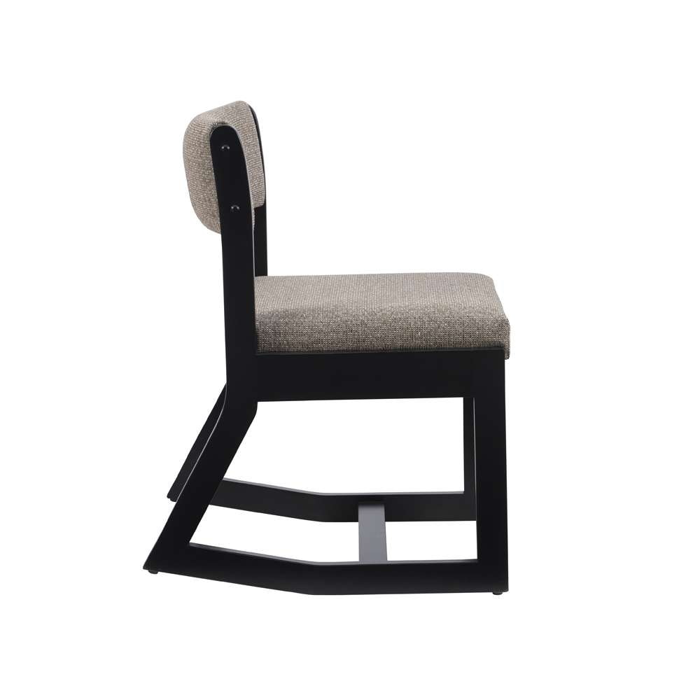 Linon Home Decor - Callum 2 Position Sled Base Chair Black Stone - CH273BLKSTN01ASU veiw 3