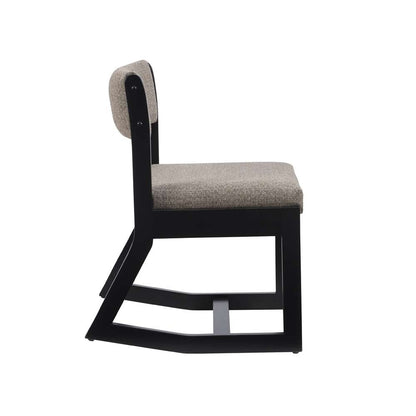 Linon Home Decor - Callum 2 Position Sled Base Chair Black Stone - CH273BLKSTN01ASU veiw 3