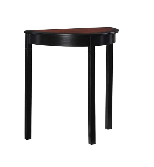 Linon Home Decor - Camden Demi Lune Console Table - 64026BLKCHY01KDU veiw 1