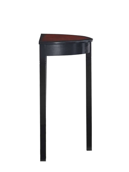 Linon Home Decor - Camden Demi Lune Console Table - 64026BLKCHY01KDU veiw 3