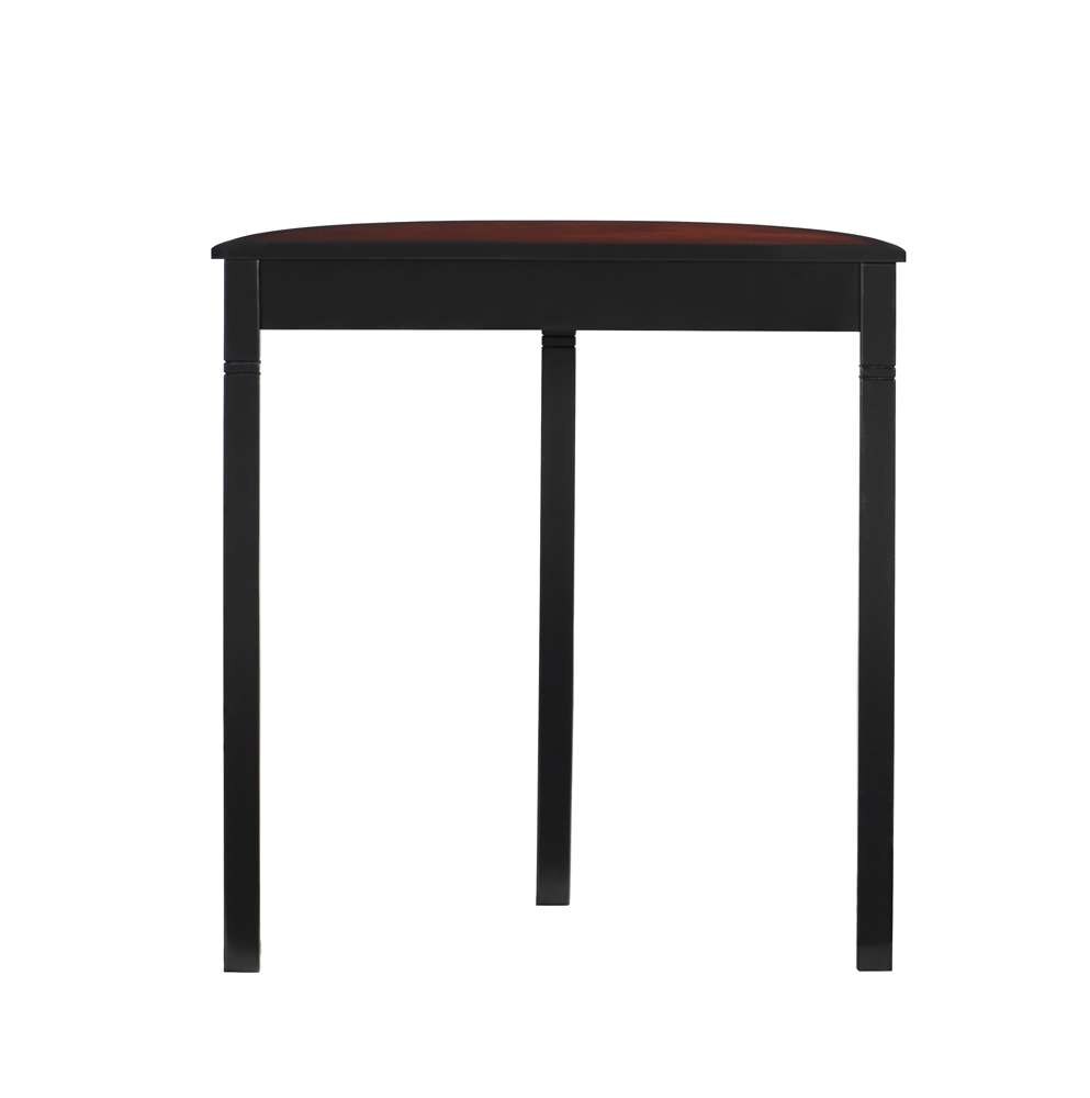 Linon Home Decor - Camden Demi Lune Console Table - 64026BLKCHY01KDU veiw 4
