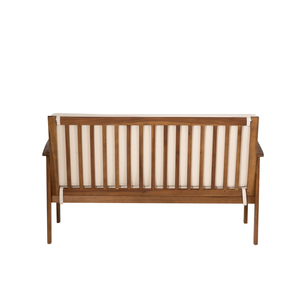 Linon Home Decor - Caneel 8PC Outdoor Chat Set, Natural/Beige - ODNH080TK8PCSET view 4