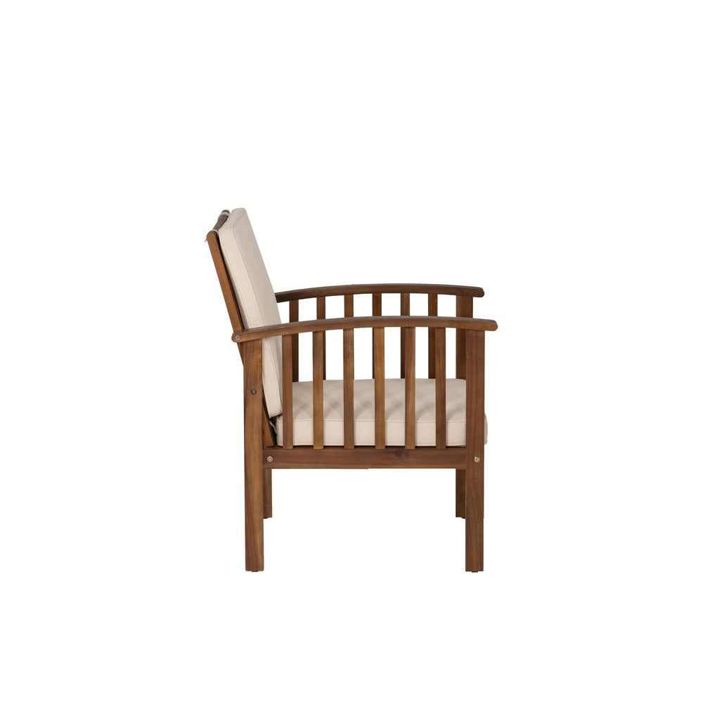 Linon Home Decor - Caneel 8PC Outdoor Chat Set, Natural/Beige - ODNH080TK8PCSET view 6