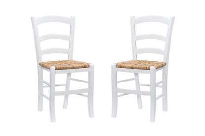 Linon Home Decor - Carmelo Side Chair White (Set of 2) - CH244WHT02ASU veiw 2