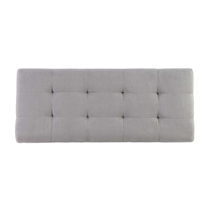 Linon Home Decor - Carmen Shoe Storage Ottoman - 40602GRY-01-KD-U veiw 6