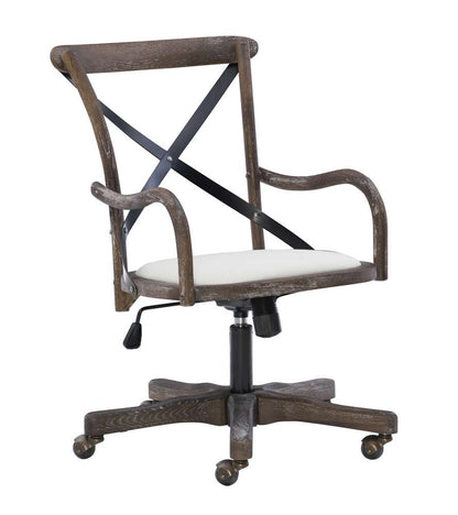 Linon Home Decor - Carson Cafe Office Chair, Neutral - OC072TIC01 veiw 1