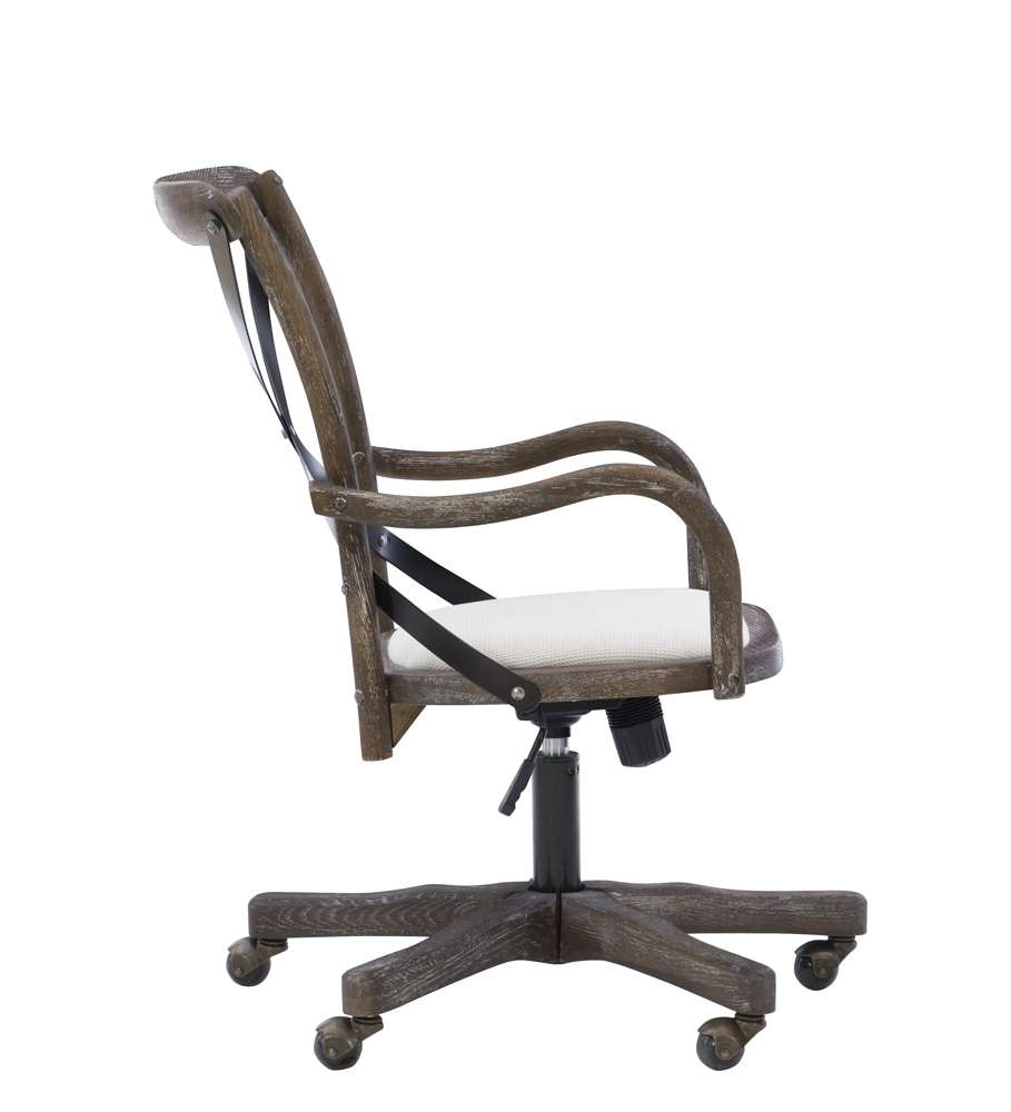 Linon Home Decor - Carson Cafe Office Chair, Neutral - OC072TIC01 veiw 3