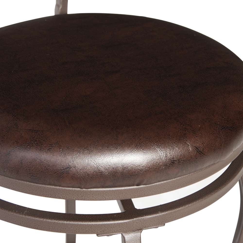Linon Home Decor - Casey Adjustable Stool Set of Three - BSA10MTLSET veiw 4