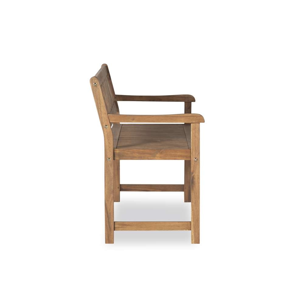 Linon Home Decor - Catalan Bench - Acorn Finish - 21160T36-01-KD-U veiw 4