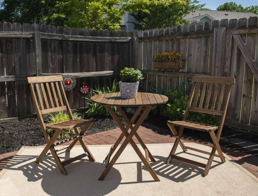 Linon Home Decor - Catalan Cafe Set - Acorn Finish - 21165T36-01-AS-U veiw 1