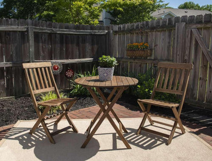 Linon Home Decor - Catalan Cafe Set - Acorn Finish - 21165T36-01-AS-U veiw 1