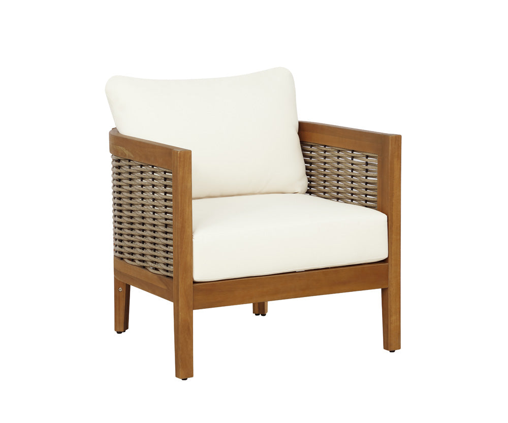 Linon Home Decor - Chaddsley Outdoor Brown Club Chair - ODNH14BRN01U view 1