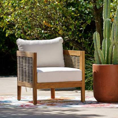 Linon Home Decor - Chaddsley Outdoor Brown Club Chair - ODNH14BRN01U view 10
