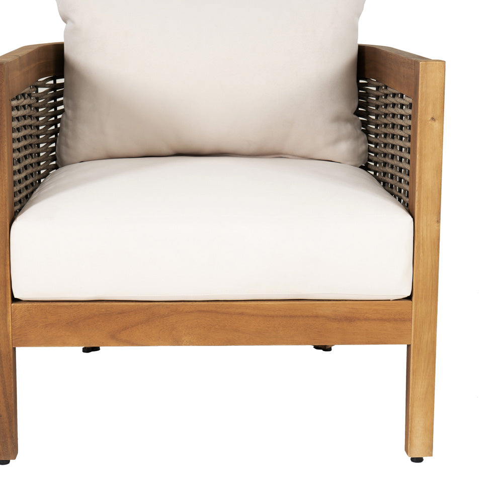 Linon Home Decor - Chaddsley Outdoor Brown Club Chair Set of 2 - ODNH14BRN2PCSET view 4