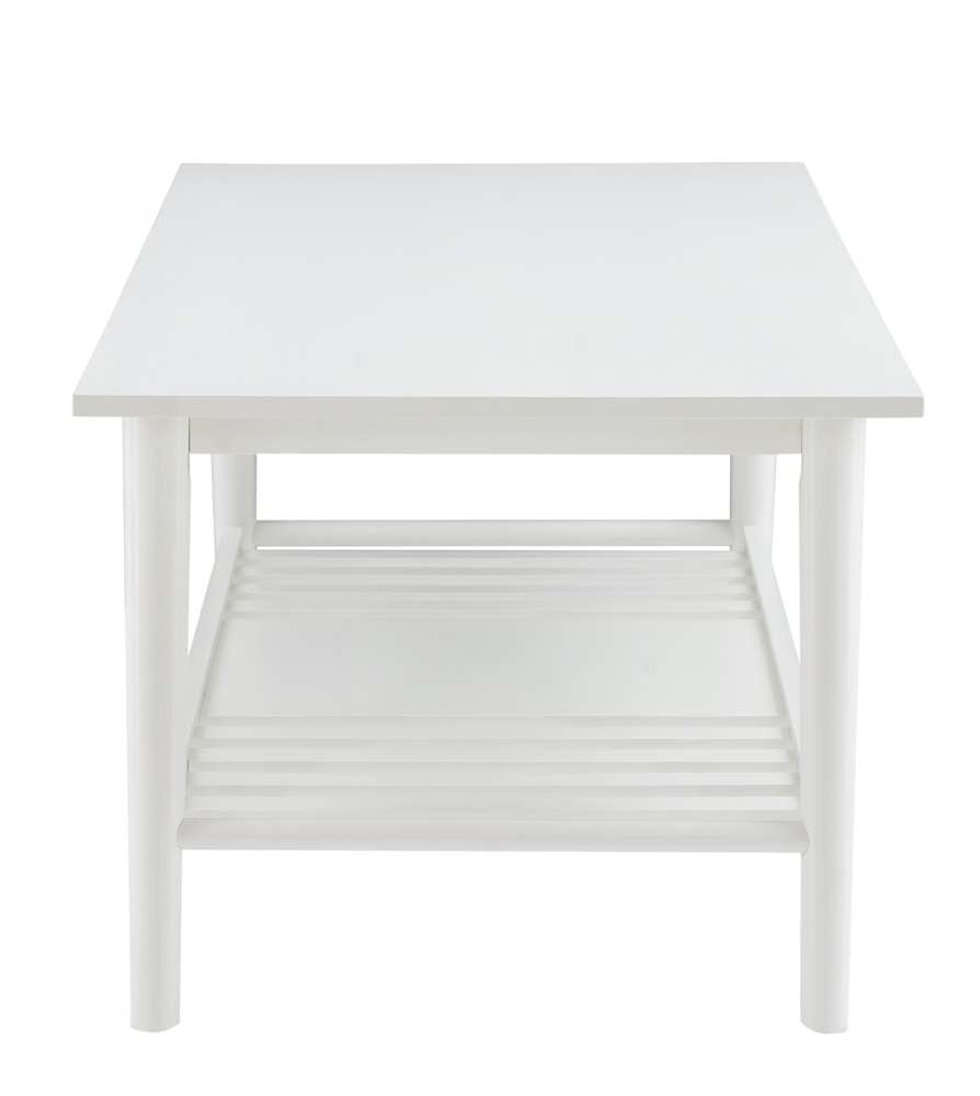 Linon Home Decor - Charlotte Coffee Table White - CG137WHT01U veiw 3