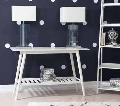 Linon Home Decor - Charlotte Console Table White - CG138WHT01U veiw 5