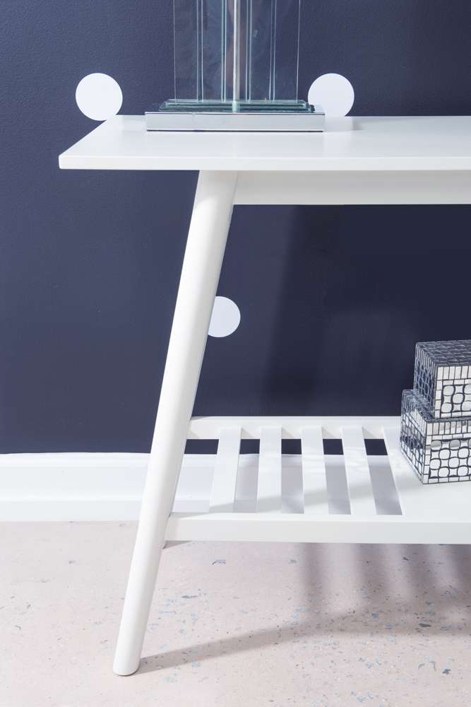 Linon Home Decor - Charlotte Console Table White - CG138WHT01U veiw 6