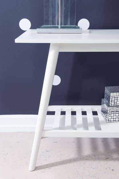 Linon Home Decor - Charlotte Console Table White - CG138WHT01U veiw 6