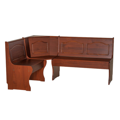Linon Home Decor - Chelsea Corner Nook, Walnut - 90366WAL-01-KD-U view 1