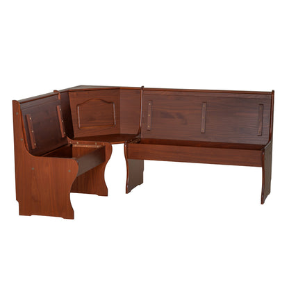 Linon Home Decor - Chelsea Corner Nook, Walnut - 90366WAL-01-KD-U view 2