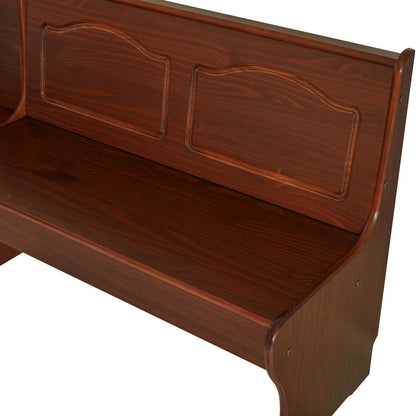 Linon Home Decor - Chelsea Corner Nook, Walnut - 90366WAL-01-KD-U view 5